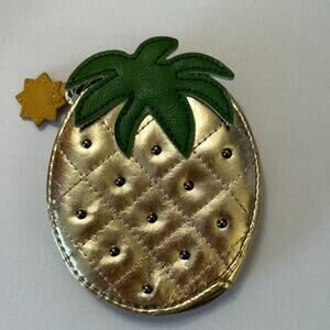 Relic by Fossil Gold Pineapple Coin Pouch With Keychain